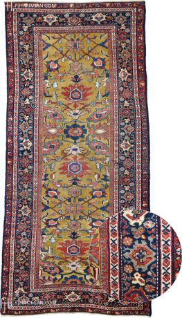 Sultanabad carpet, Persia, 19th Century, 10'9" x 5'3", ref 06206