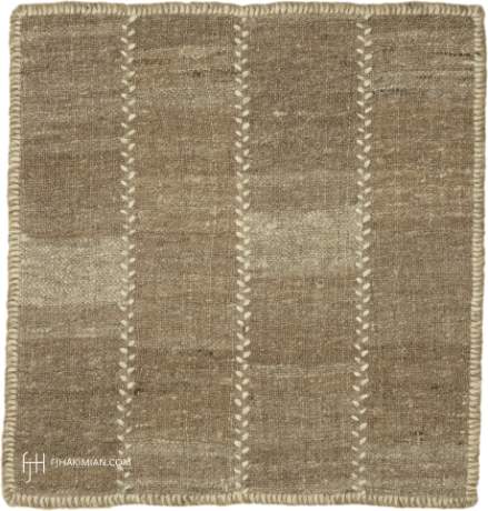 VINTAGE KILIM COMPOSITION carpet, 1'7" x 1'7", ref 77157