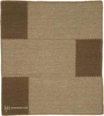 VINTAGE KILIM COMPOSITION carpet, 1'7" x 1'9", ref 77159