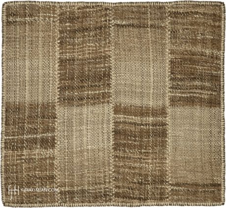 VINTAGE KILIM COMPOSITION carpet, 2'0" x 2'0", ref 77165