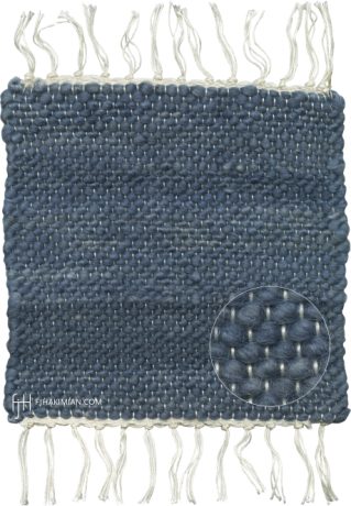 Mohair Carpet, South Africa, ref CS-Mohair Flatpile-Blue Grey
