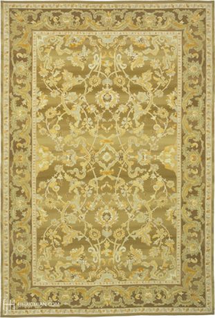 Autumn Meadow, Traditional carpet, ref Custom