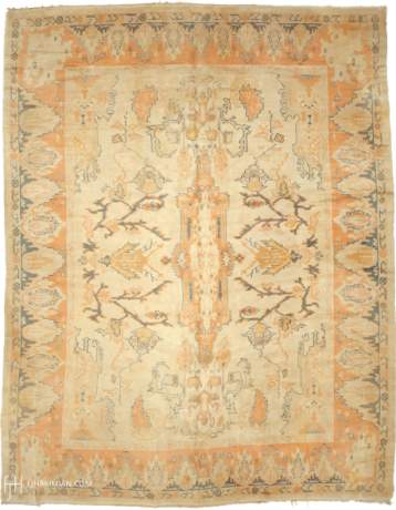 Oushak carpet, Turkey, circa 1890, 19'0" x 14'10", ref 04005