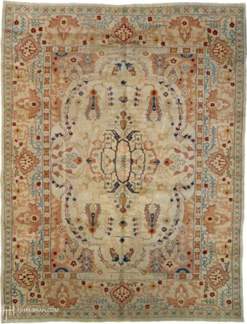 Oushak carpet, Turkey, circa 1900, 13'0" x 9'10", ref 04048