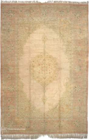 Oushak carpet, Turkey, 20th Century, 19'3" x 12'10", ref 04073