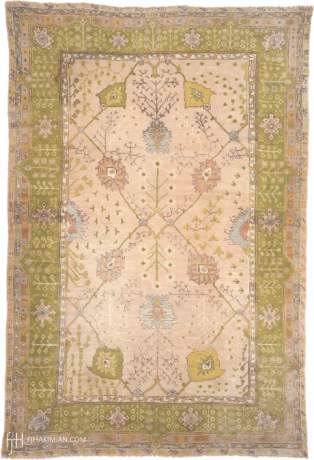 Oushak carpet, Turkey, circa 1900, 17'5" x 11'8", ref 04116