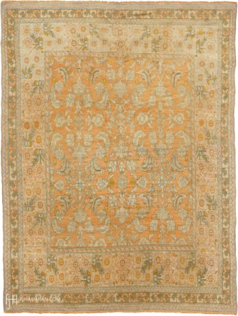 Oushak carpet, Turkey, circa 1900, 9'0" x 6'10", ref 04139