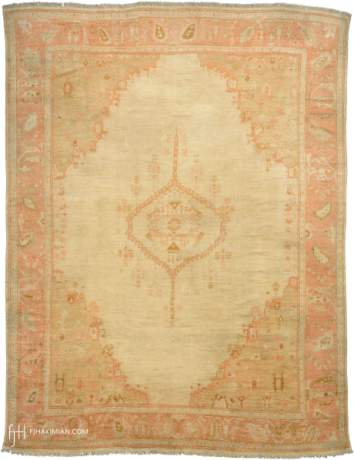 Oushak carpet, Turkey, circa 1880, 21'9" x 16'5", ref 04140