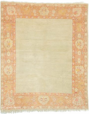 Oushak carpet, Turkey, circa 1890, 12'3" x 10'1", ref 04148