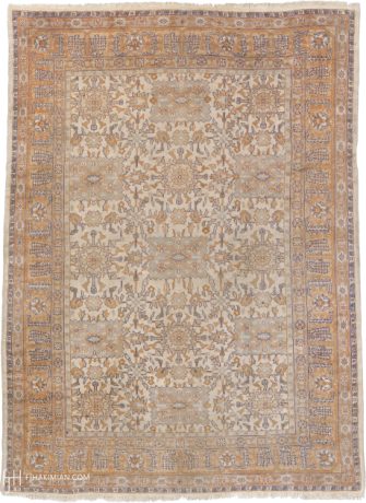 Oushak carpet, Turkey, circa 1920, 13'5" x 9'8", ref 04150