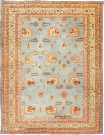 Oushak carpet, Turkey, circa 1890, 16'6" x 13'0", ref 04153