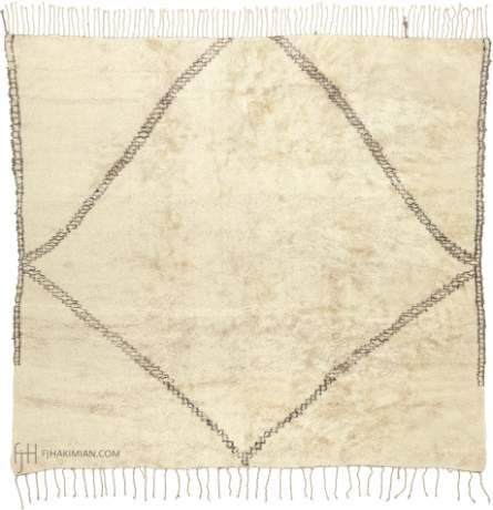 Berber carpet, Morocco, 20th Century, 12'0" x 11'1", ref 15024