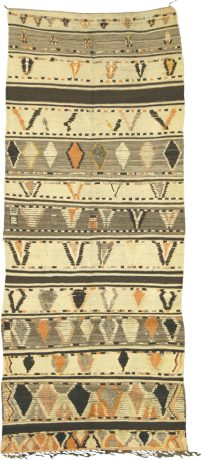 Berber carpet, Morocco, Mid-20th Century, 10'11" x 4'7", ref 15046