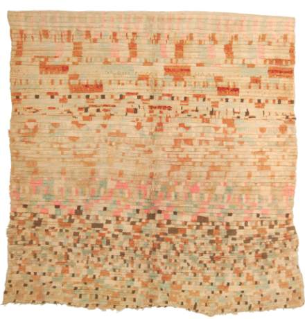 Berber carpet, Morocco, Mid 20th Century, 6'8" x 6'2", ref 15091