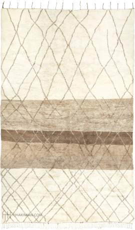 Beni Ourain, Berber carpet, Morocco, 20th Century, 22'7" x 13'10", ref 15264