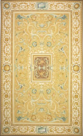 Acanthus, Aubusson carpet, China, circa 2003, 18'2" x 12'1", ref 16257