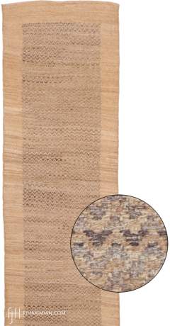 Soumak Runner carpet, Iran, circa 2004, 23'6" x 2'10", ref 16341