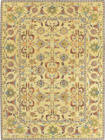 Lotus, Aubusson carpet, China, circa 2004, 14'11" x 11'1", ref 16579