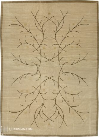 BENEDICTUS, Art Deco carpet, Nepal, circa 2005, 13'10" x 10'2", ref 16729