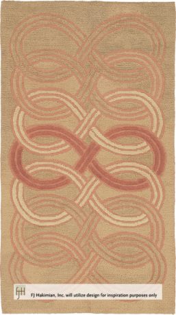 Infinity, Swedish Pile carpet, China, circa 2008, 7'2" x 4'0", ref 16947