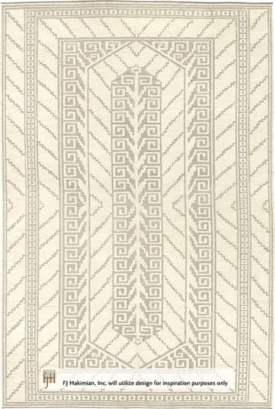 Swedish Arch, Swedish Pile carpet, China, circa 2009, 17'8" x 12'0", ref 16965