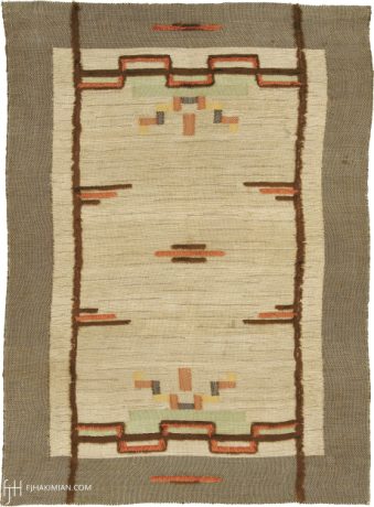 Swedish Flat Weave carpet, Sweden, circa 1930, 7'10" x 5'7", ref 22003