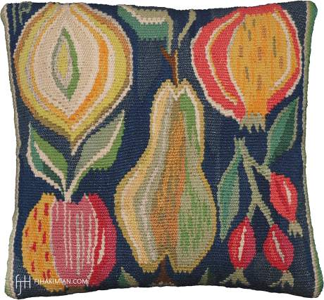 Cushion, Sweden, Early 1900's, 0'9" x 0'9", ref 22105
