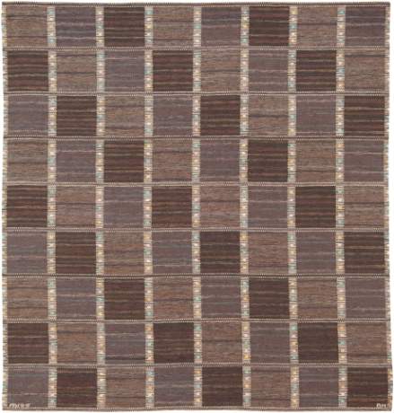 Swedish Flat Weave carpet, Sweden, circa 1952, 7'11" x 7'5", ref 22182