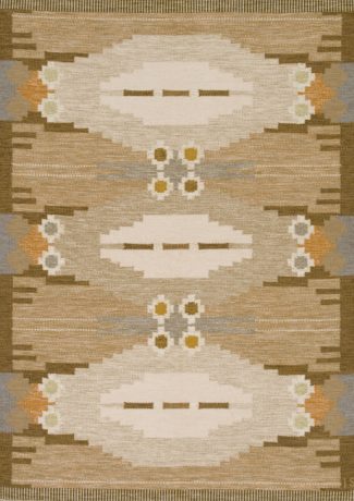 Swedish Flat Weave carpet, Sweden, circa 1950, 7'6" x 5'6", ref 22198