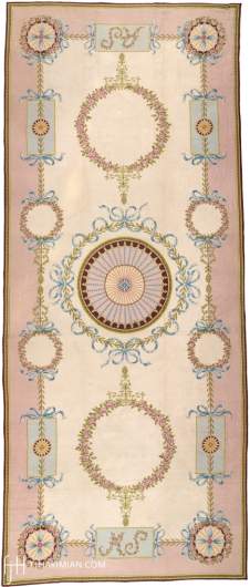 Floral Pink Needlepoint
