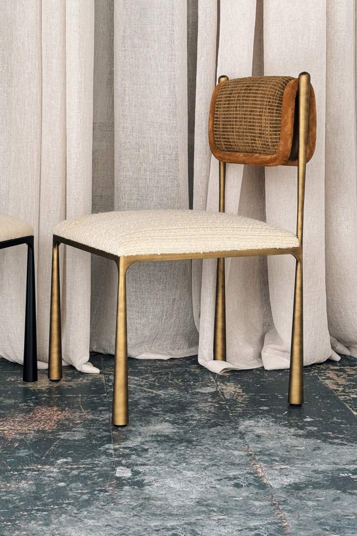 BRASS PEPE CHAIR BY HAMREI