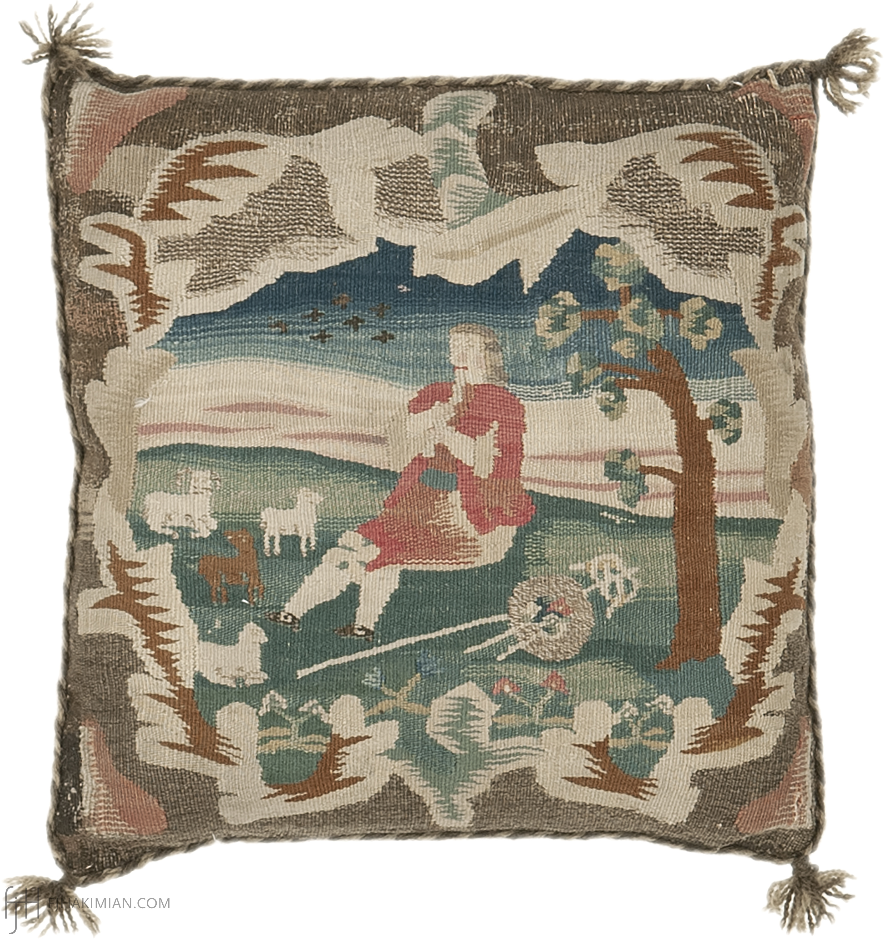 Aubusson Cushion #02385 | FJ Hakimian