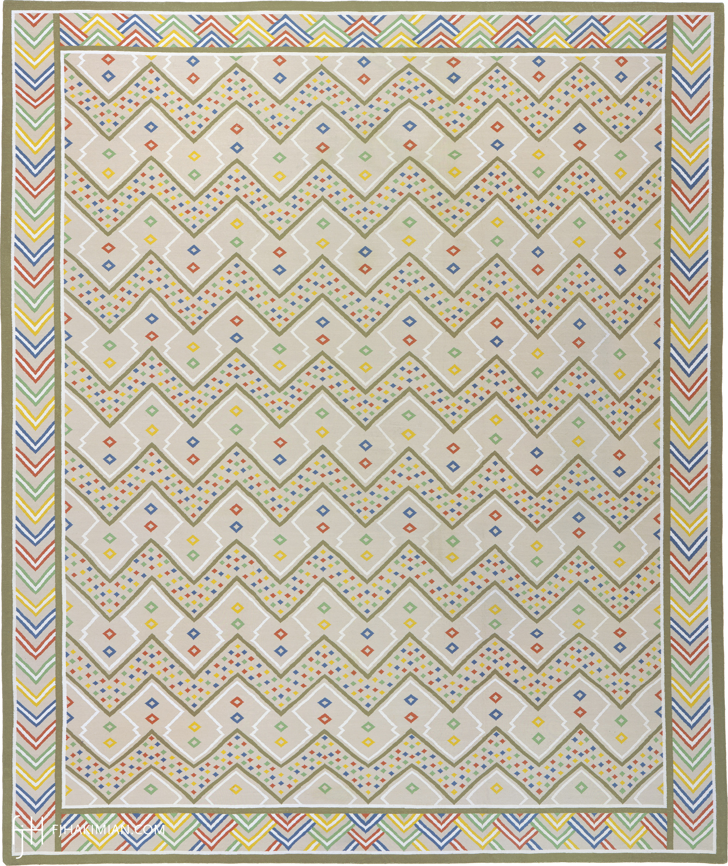 Indian Dhurie Rug #02721 | FJ Hakimian