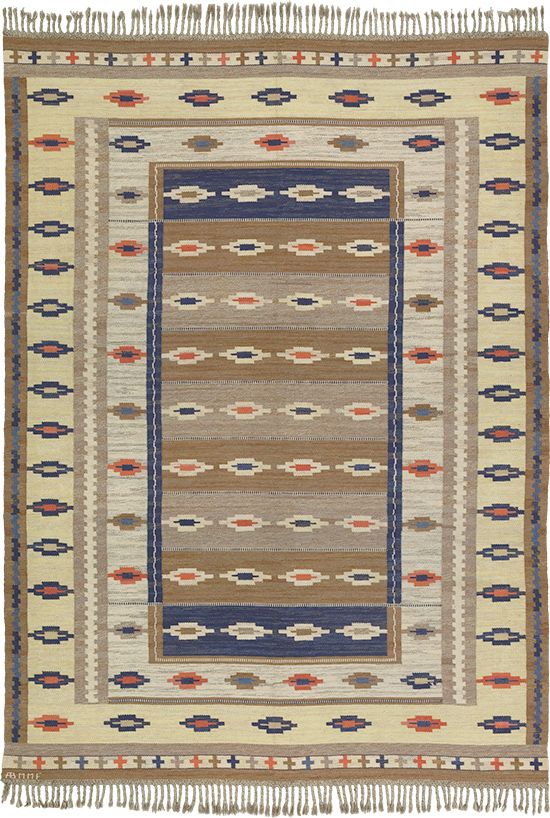 02746 Swedish Flat Weave Rug | FJ Hakimian