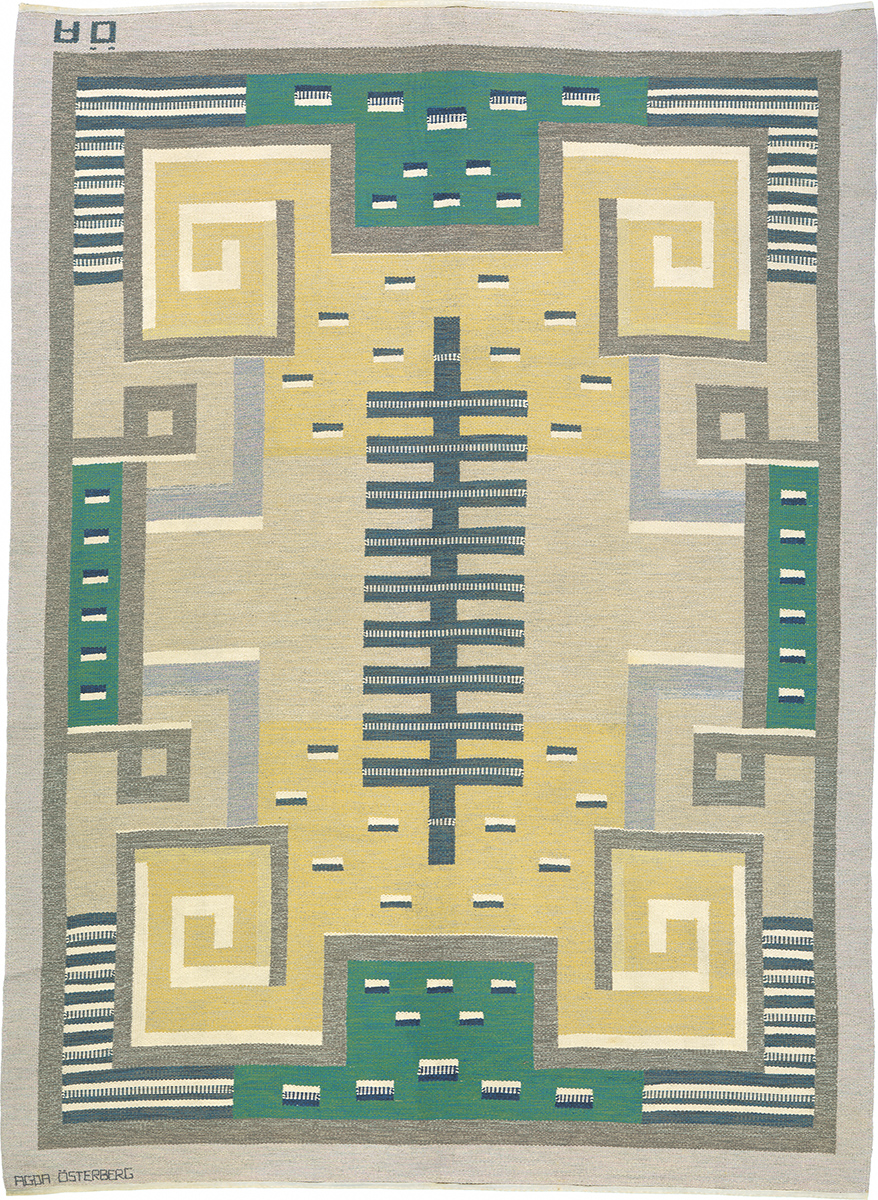 Swedish Flat Weave Rug #02811 | FJ Hakimian