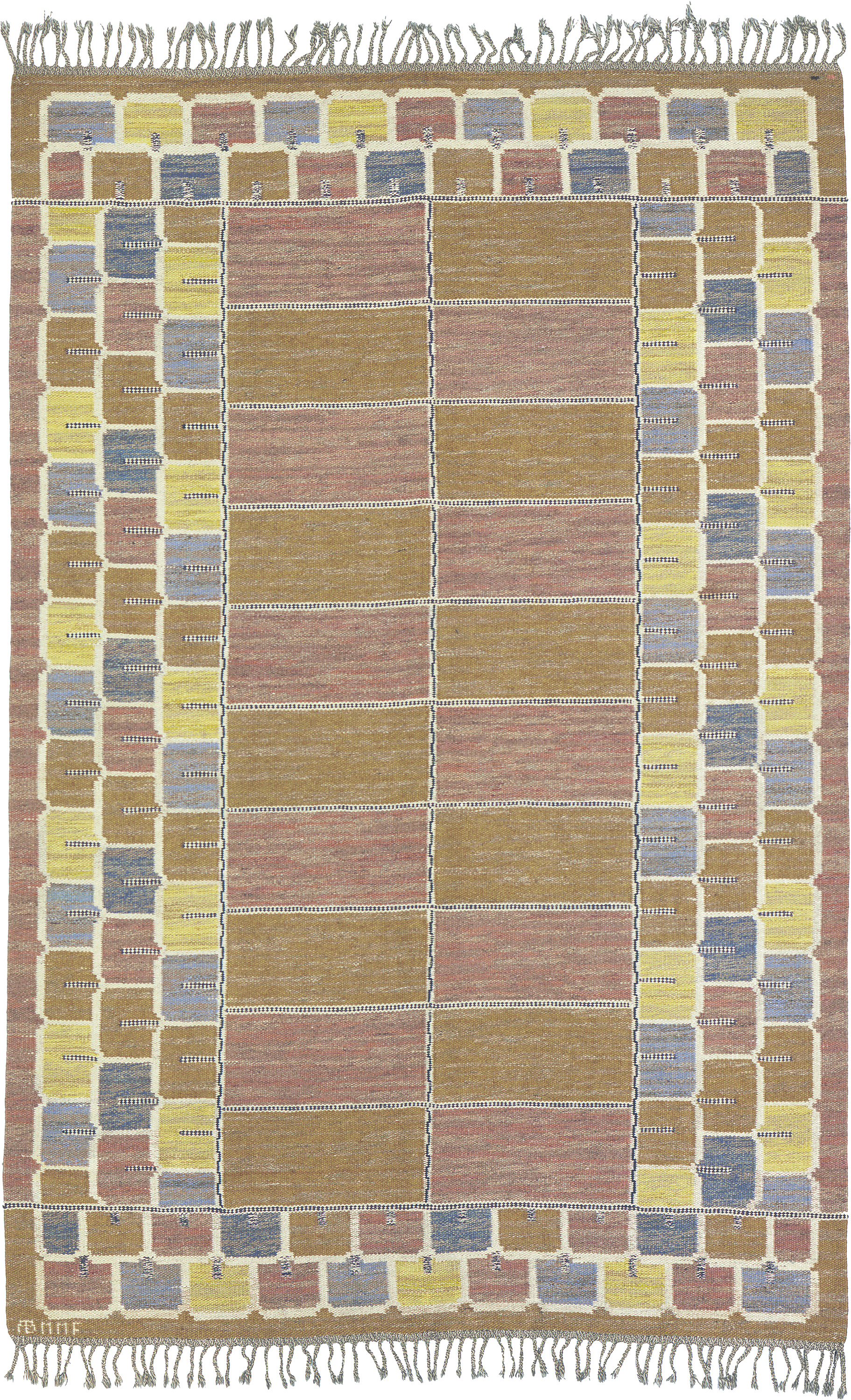 02934 Swedish Flat Weave Rug | FJ Hakimian