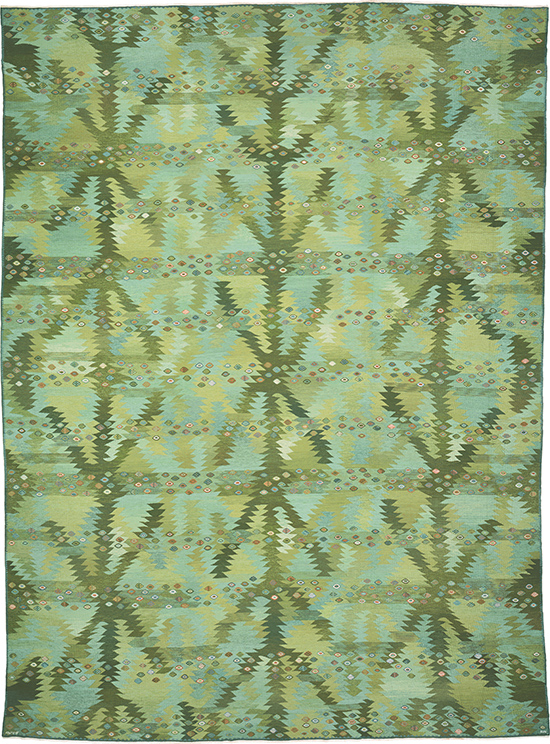 Swedish Flat Weave Rug #02954 | FJ Hakimian