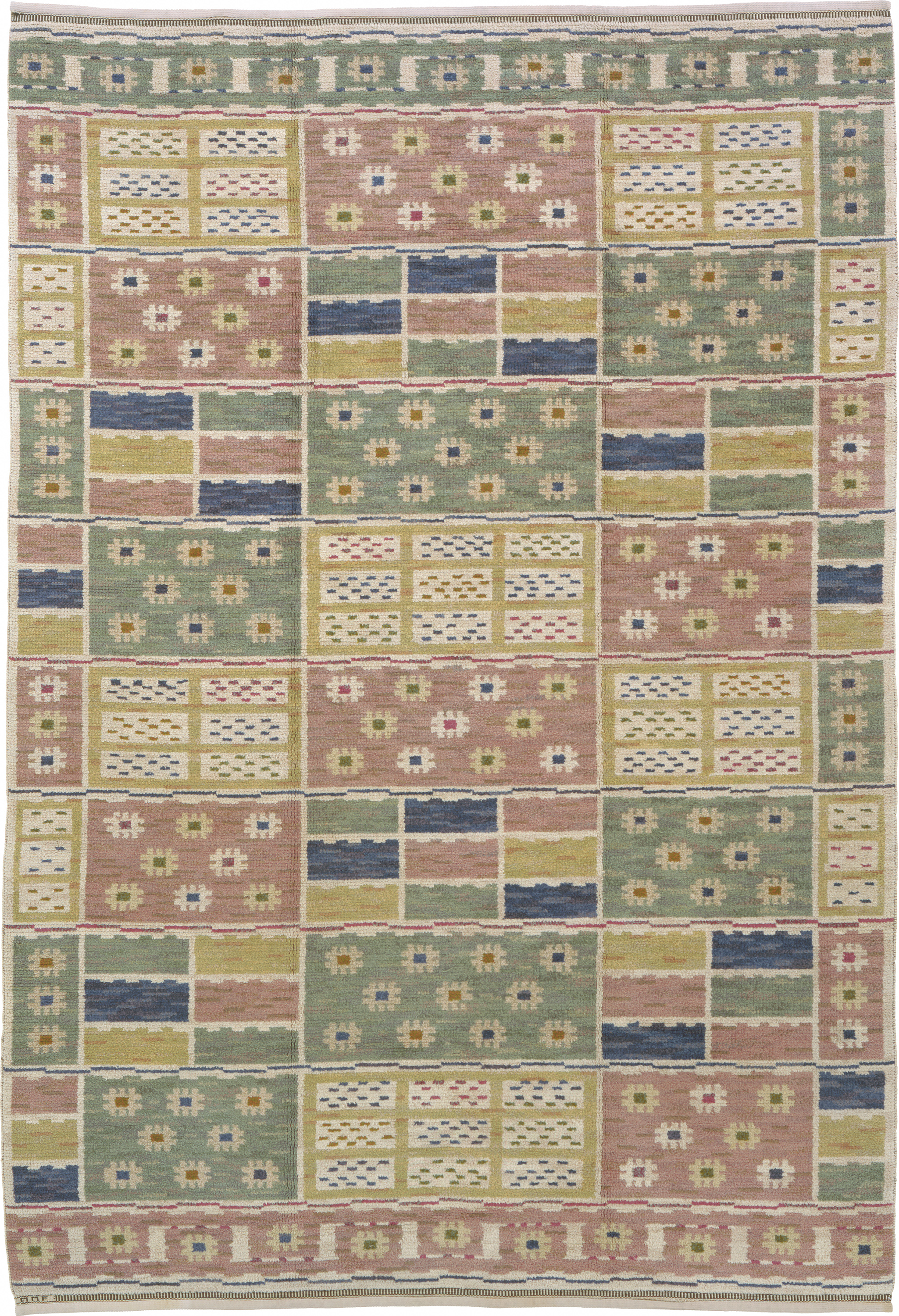 03192 Swedish Flat Weave Rug | FJ Hakimian