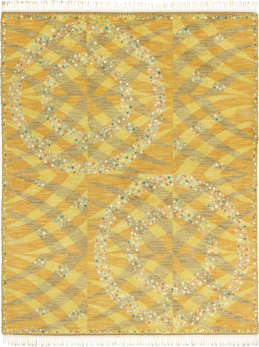 Swedish Rya Rug #03422 | FJ Hakimian