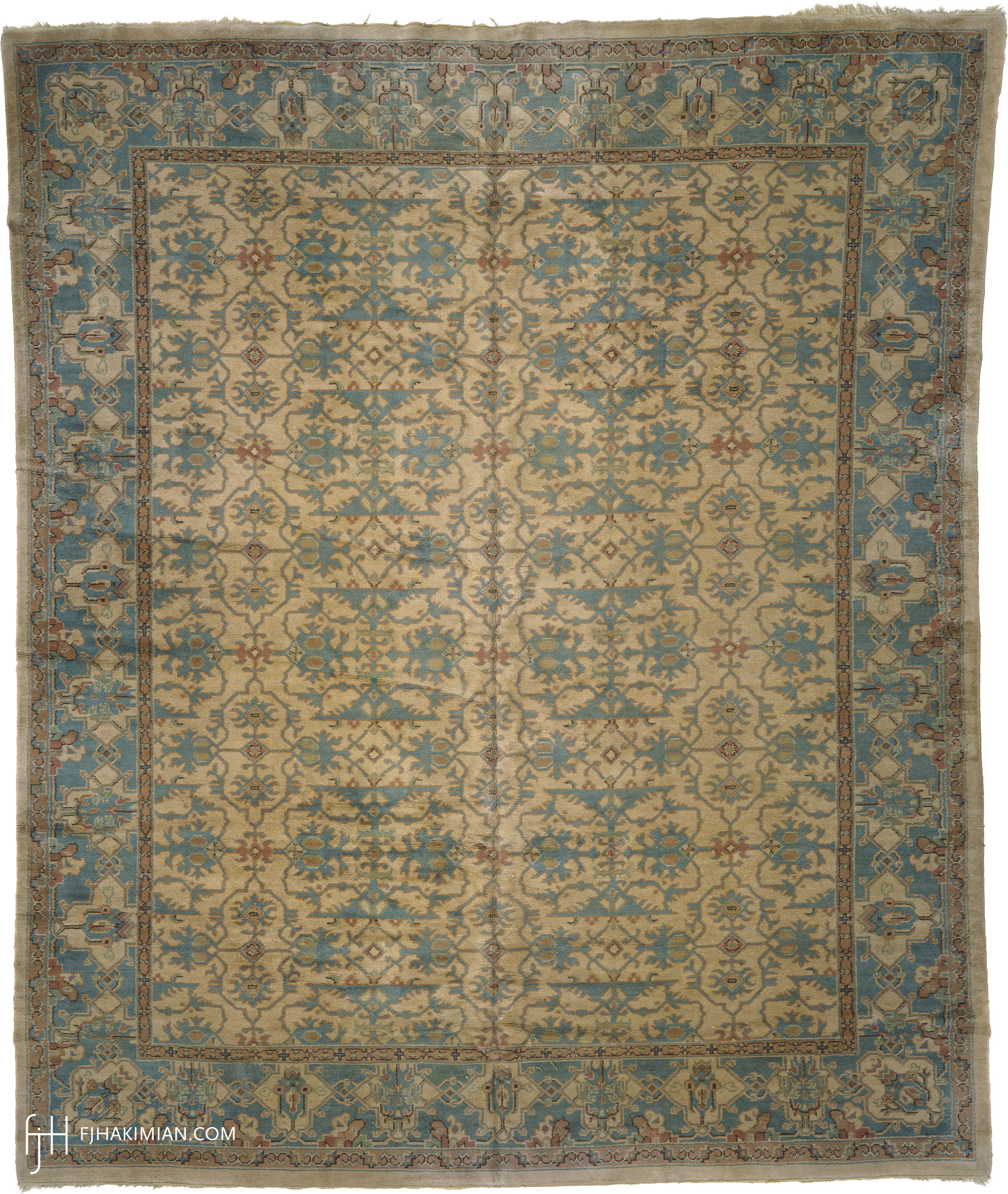 Turkish Oushak Rug #04013 | FJ Hakimian