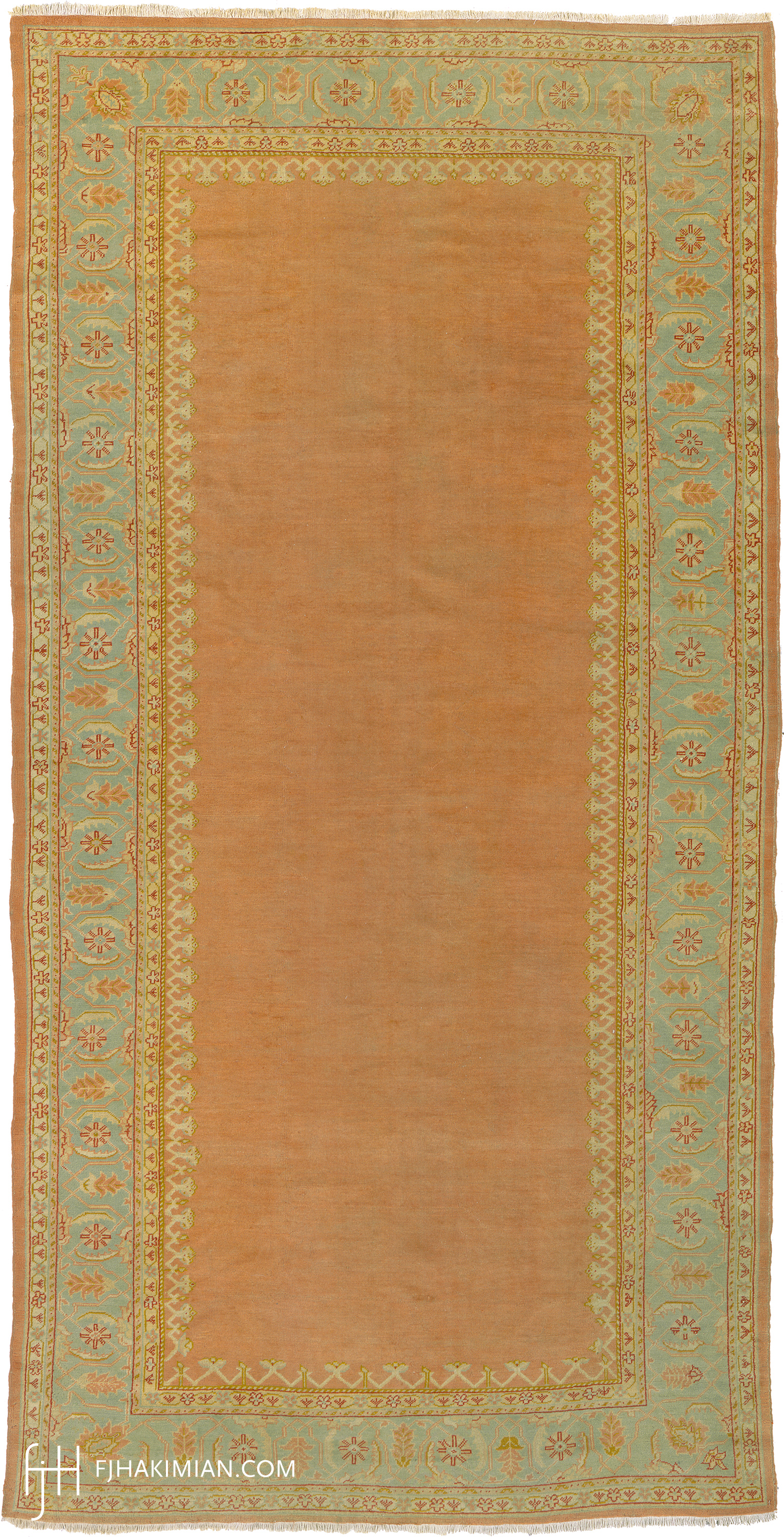 Turkish Oushak Rug #04135 | FJ Hakimian