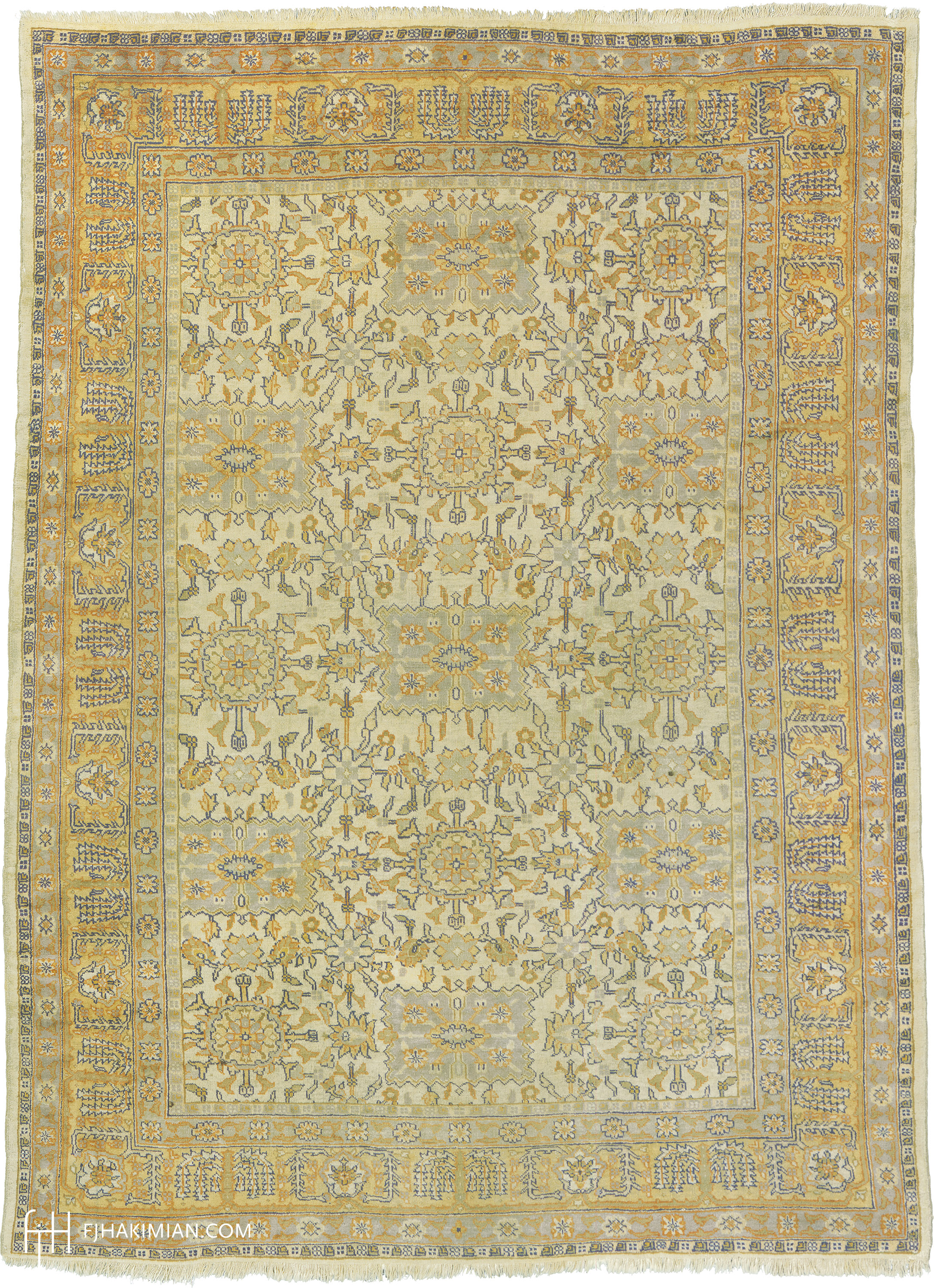 Turkish Oushak Rug #04150 | FJ Hakimian