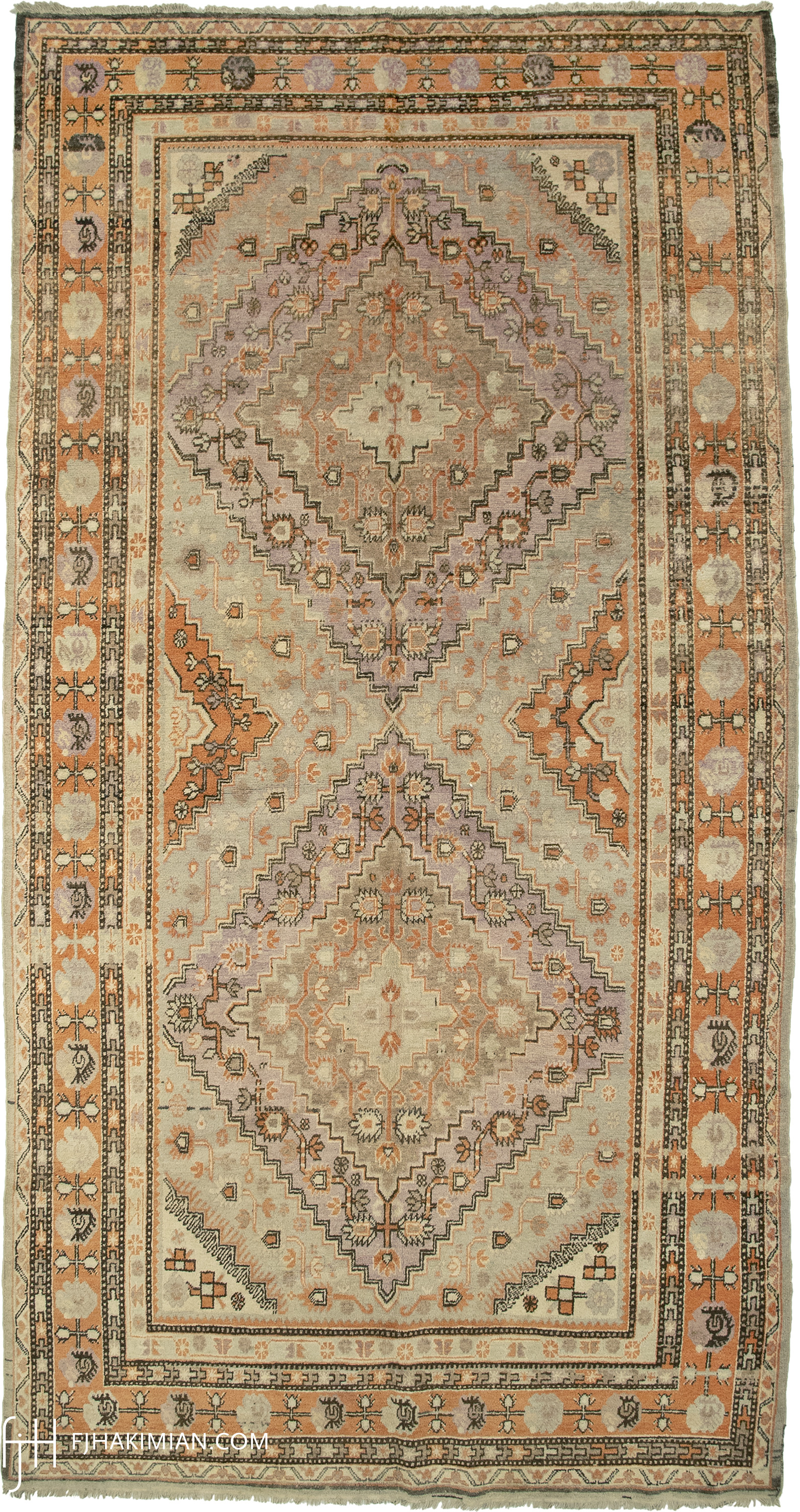 Vintage Chinese Khotan #01016 | FJ Hakimian Carpet Gallery NYC