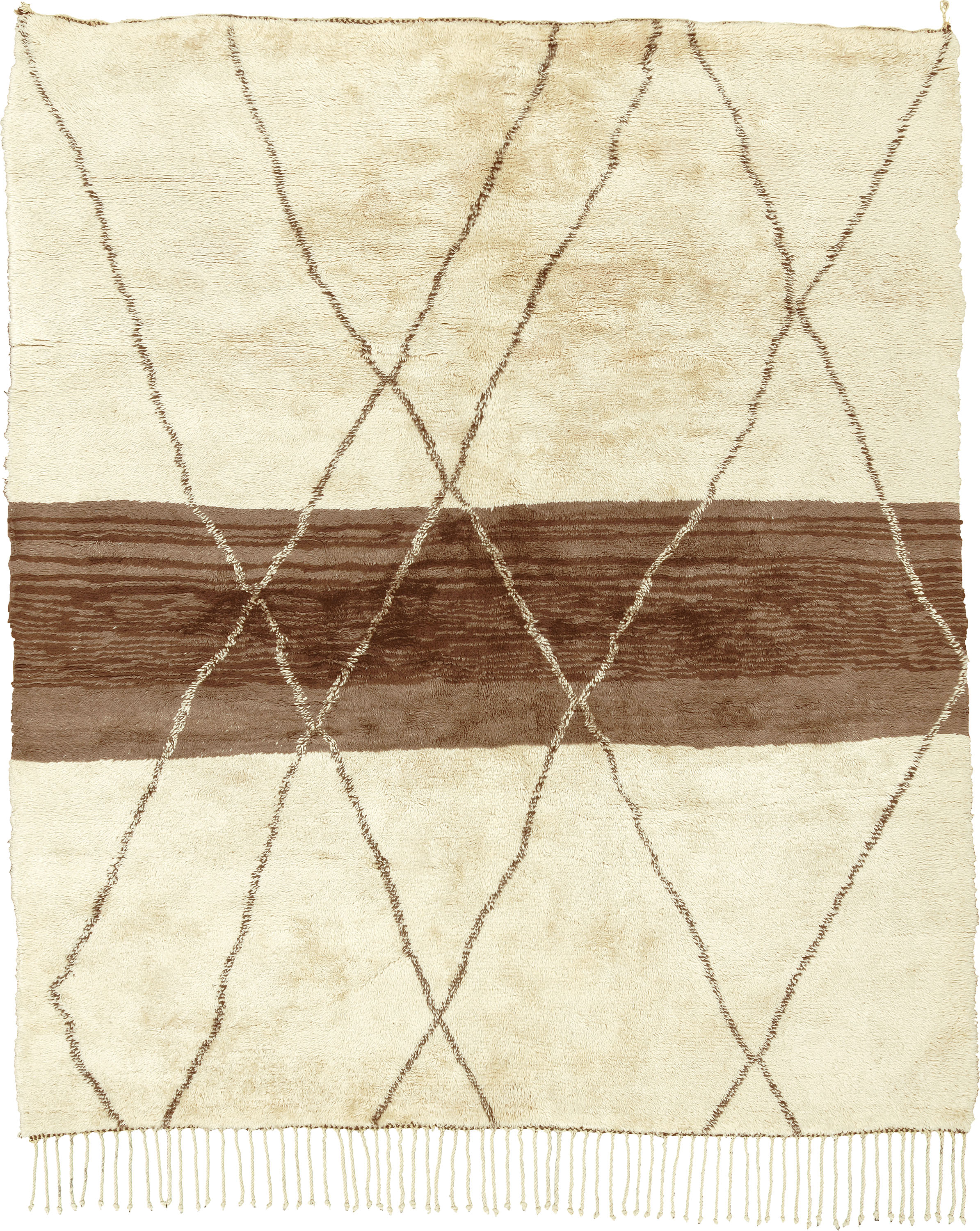 Beni Ourain Design | Custom Moroccan Carpet | Ref #15173 | FJ Hakimian | Carpet Gallery in NY