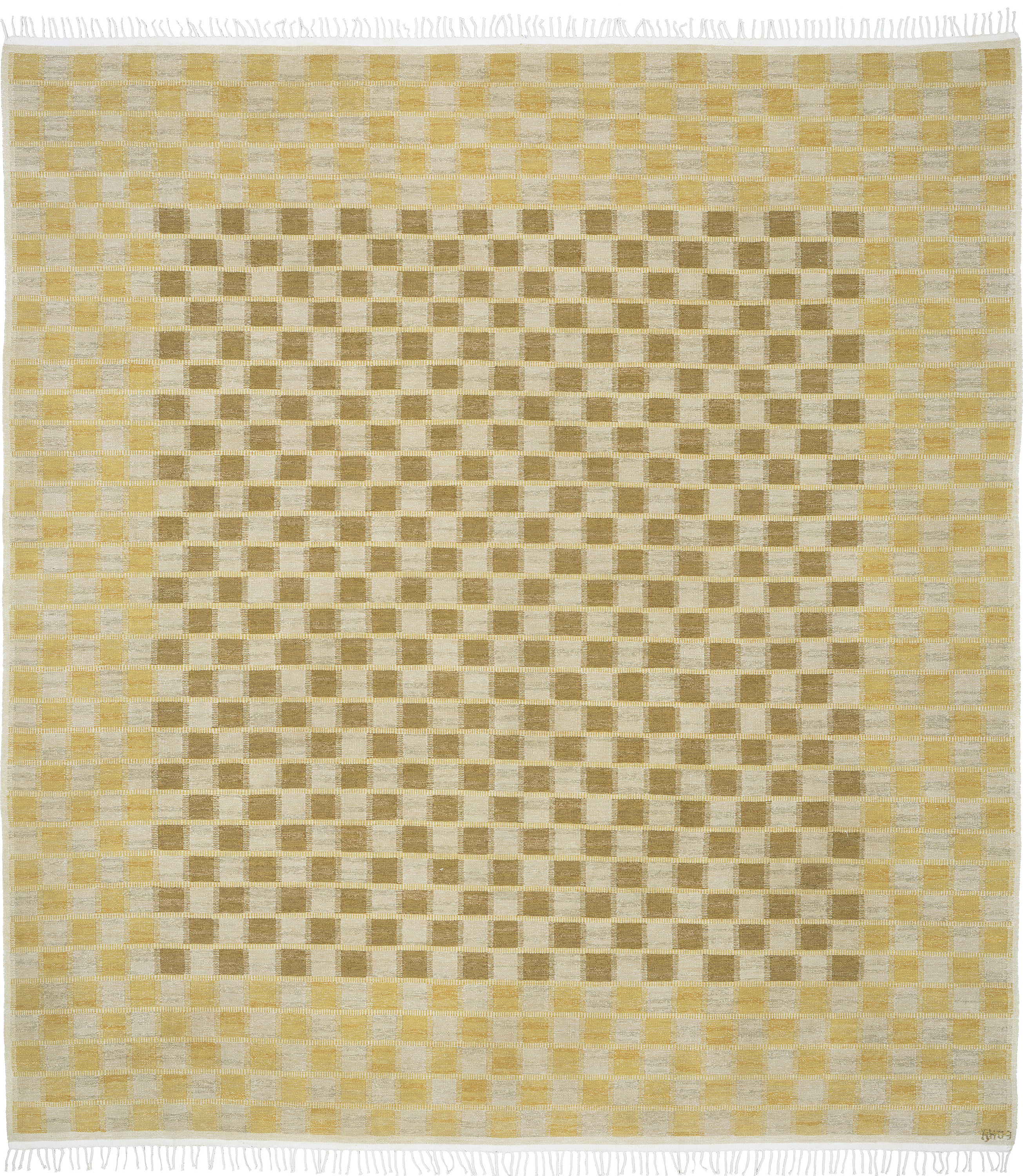 16239 Gingham Design | Custom Swedish Inspired Design Carpet | FJ Hakimian | Carpet Gallery in NYC