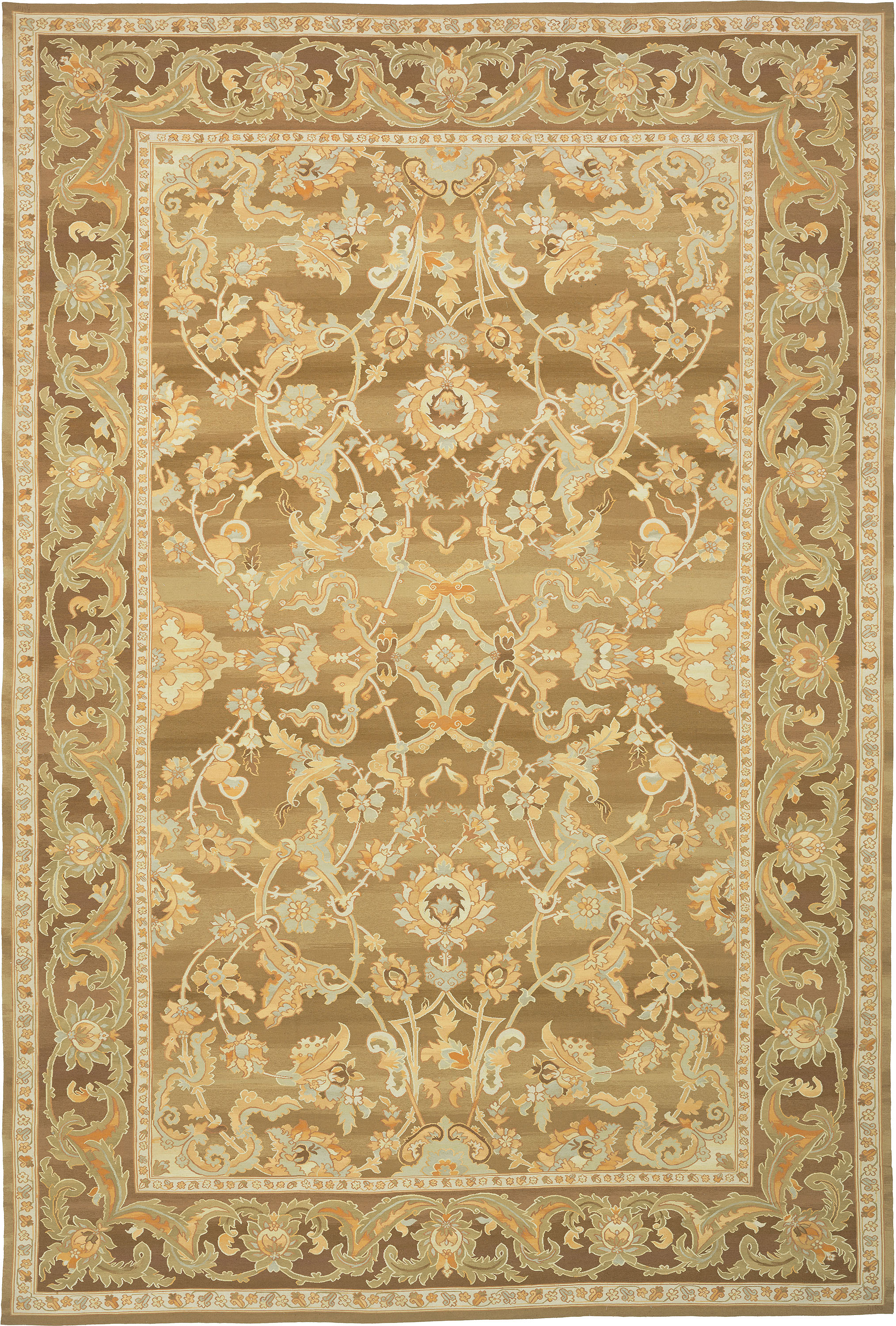 Autumn Meadow Design | Custom Traditional Flat weave Carpet | FJ Hakimian | Carpet Gallery in NY