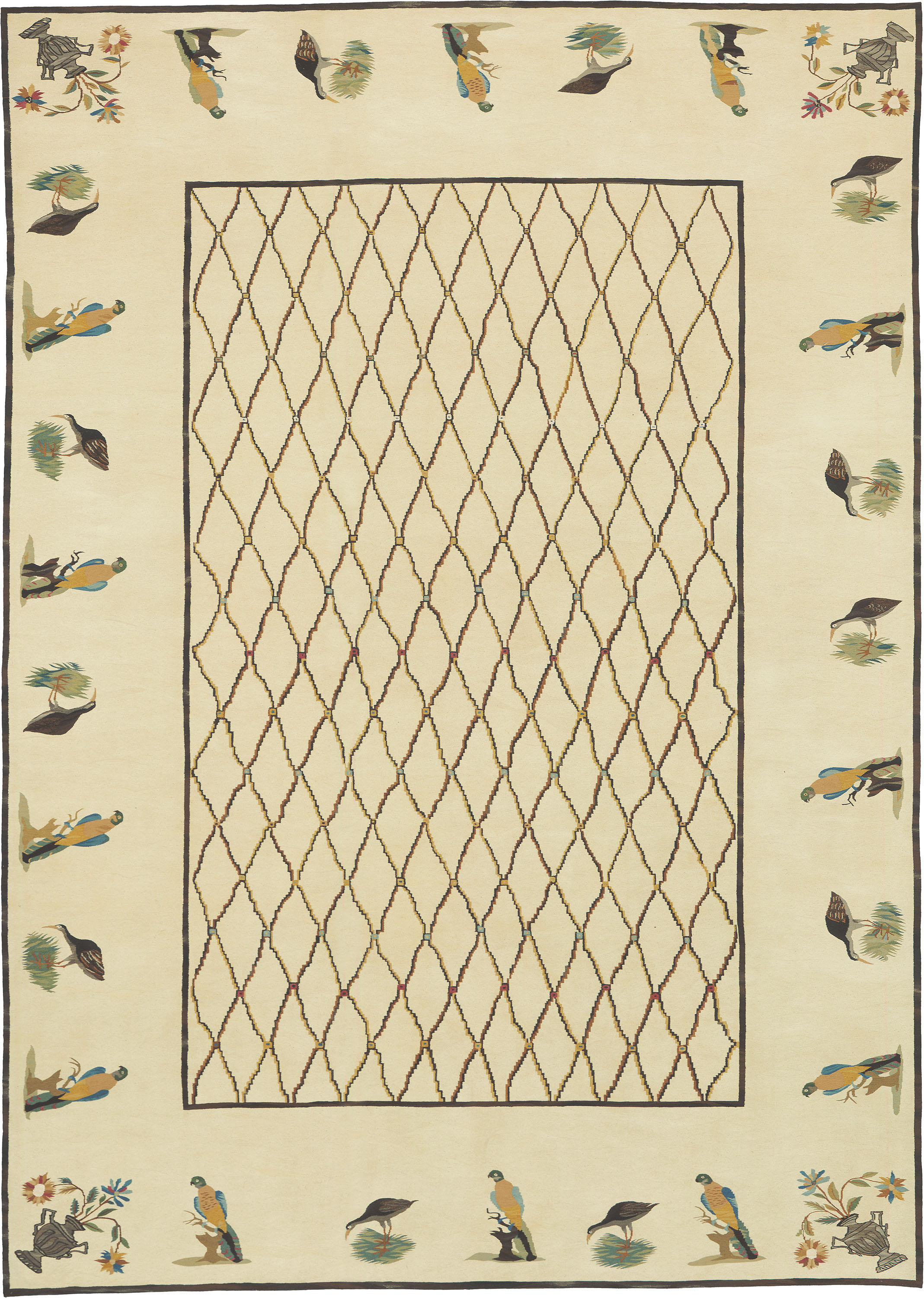 Birds of Paradise Design | Custom Traditional Design Carpet | FJ Hakimian | Carpet Gallery in NYC