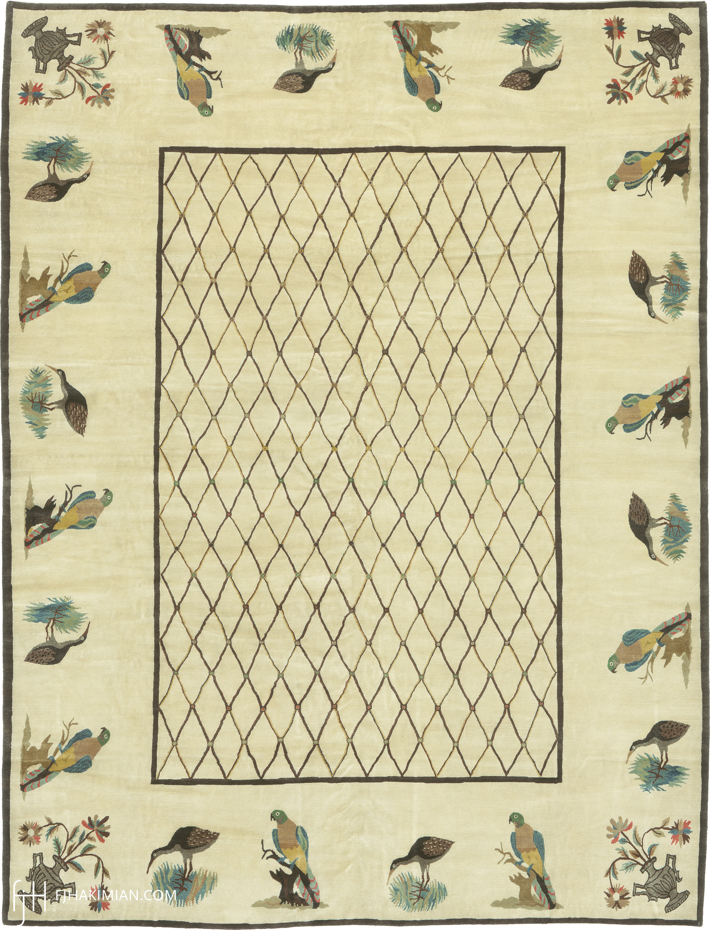 16800 Birds of Paradise Design | Custom Traditional Design Carpet | FJ Hakimian | Carpet Gallery in NYC