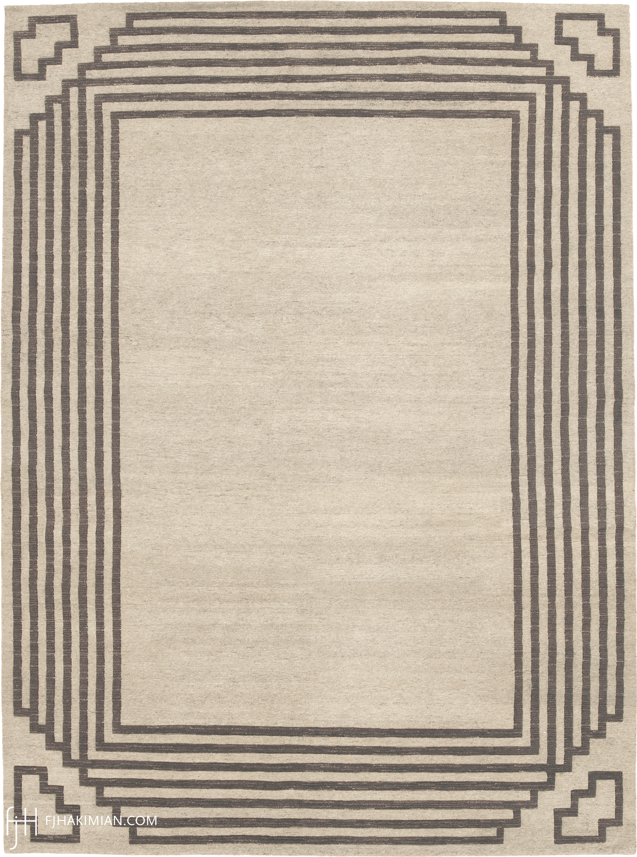16943 Deco Border Design | Custom Modern & 20th Century Design Carpet | FJ Hakimian | Carpet Gallery in NYC