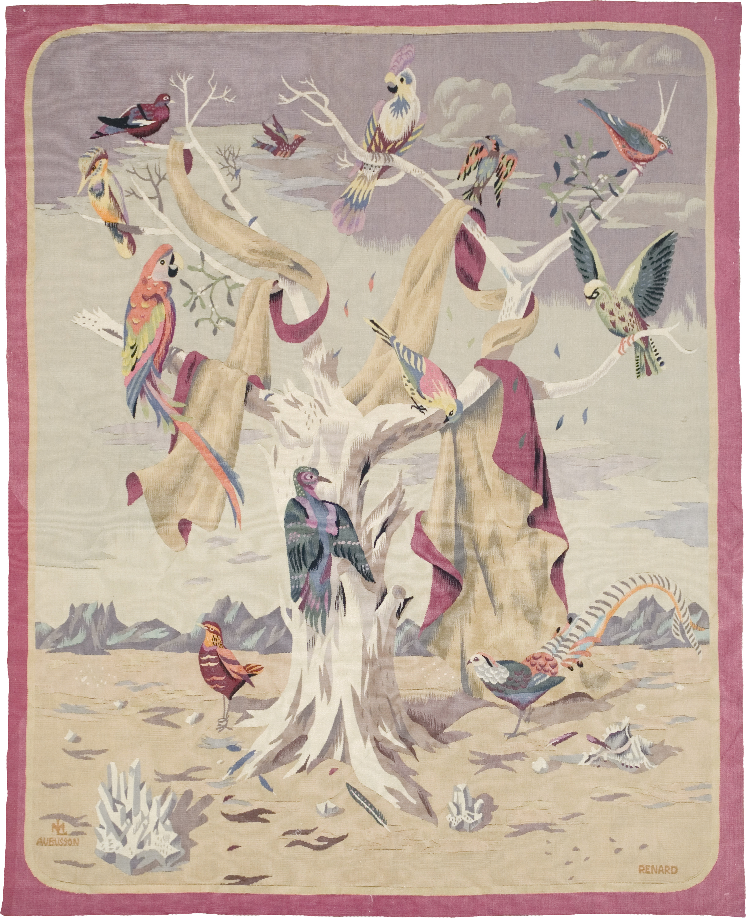 Swedish Tapestry by ML Aubusson Renard | FJ Hakimian | Carpet Gallery in NYC
